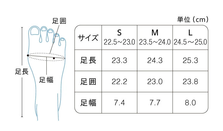 サイズ表