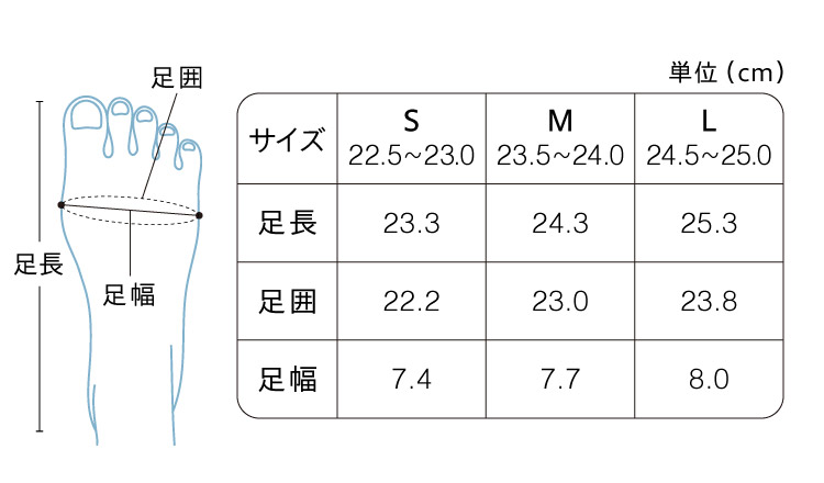 サイズ表