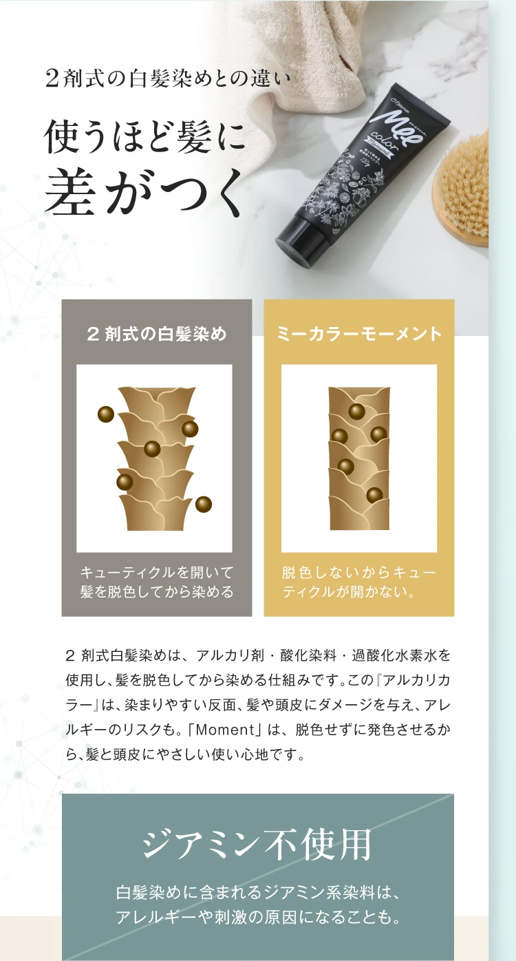 スタイリング剤 mee Mee Color Moment（ミーカラーモーメント） | amepla