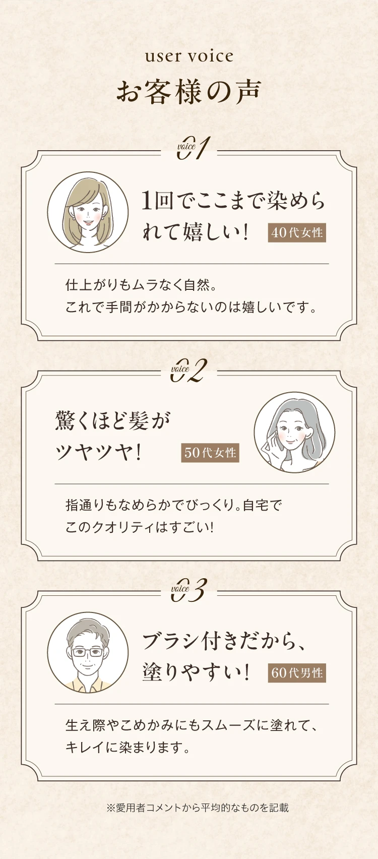 お客様の声