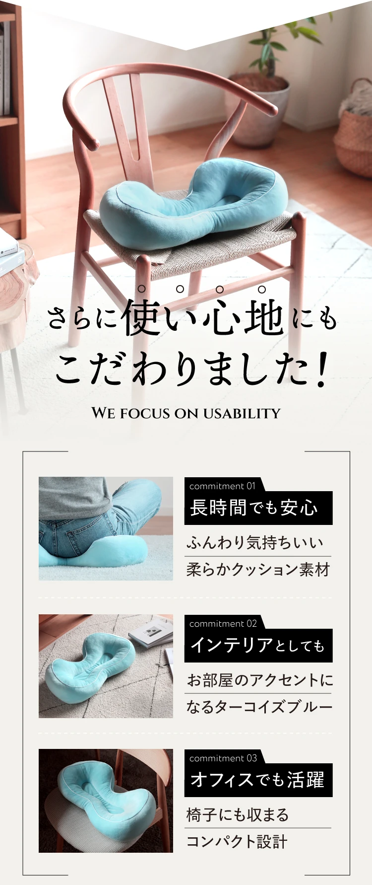ヨガ感覚骨盤クッション | amepla