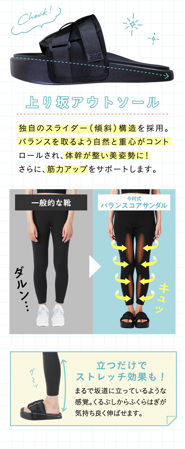 今村式 コアバランスサンダル - エクササイズ用品