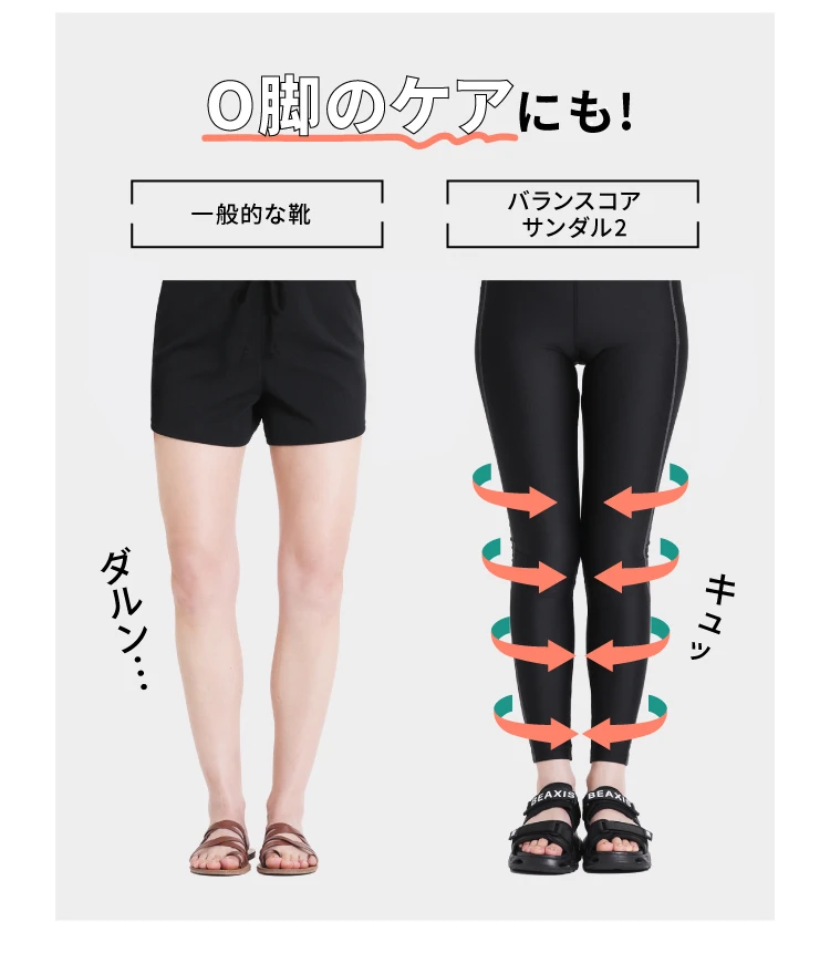 Ｏ脚ケアにも！