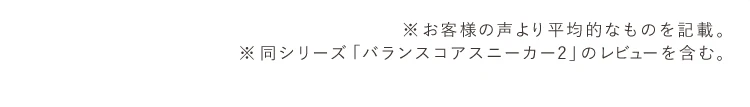 ※お客様の声より平均的なものを記載