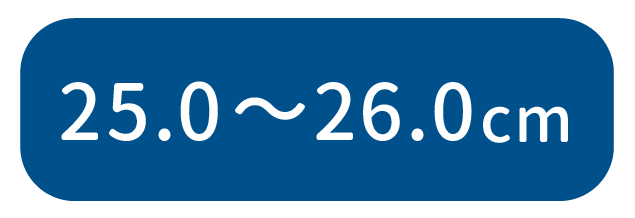 25.0〜26.0cm