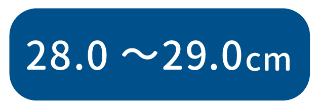 28.0〜29.0cm