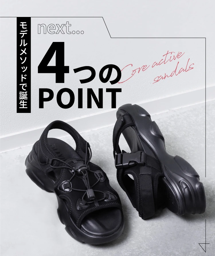 コアアクティブサンダル スポーツタイプ BEAXIS(ビーアクシス