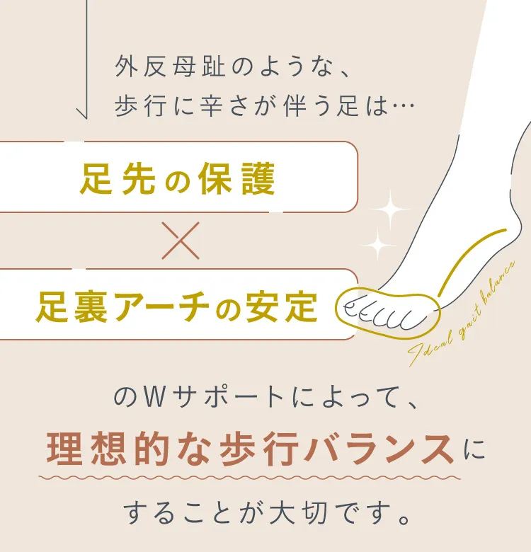 外反母趾の原因としてよく挙げられるのが…靴の形