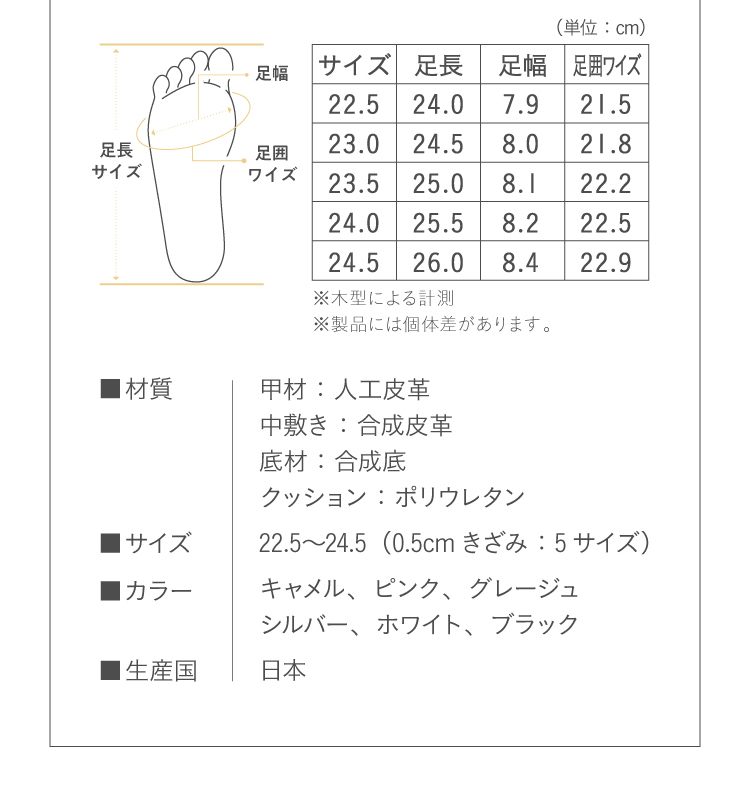 Fit Foot Ballet スクエア商品説明