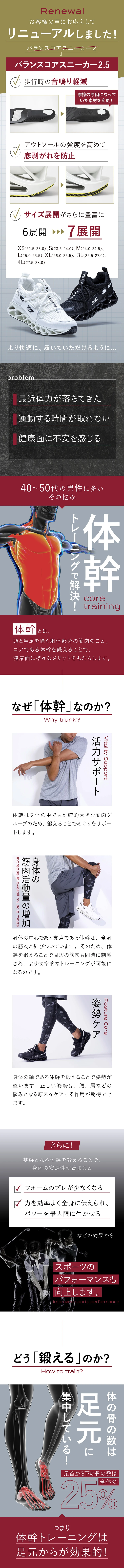 なぜ体幹を鍛えるのか