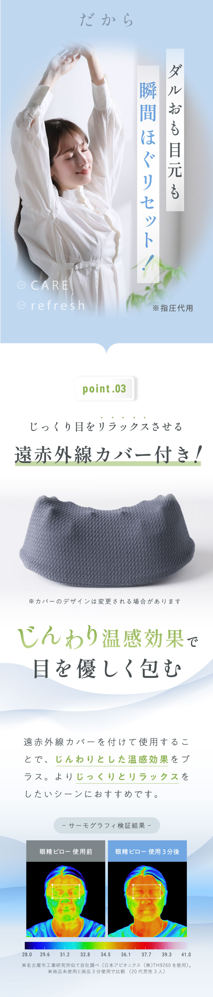 ダルおも目元も瞬間ほぐリセット