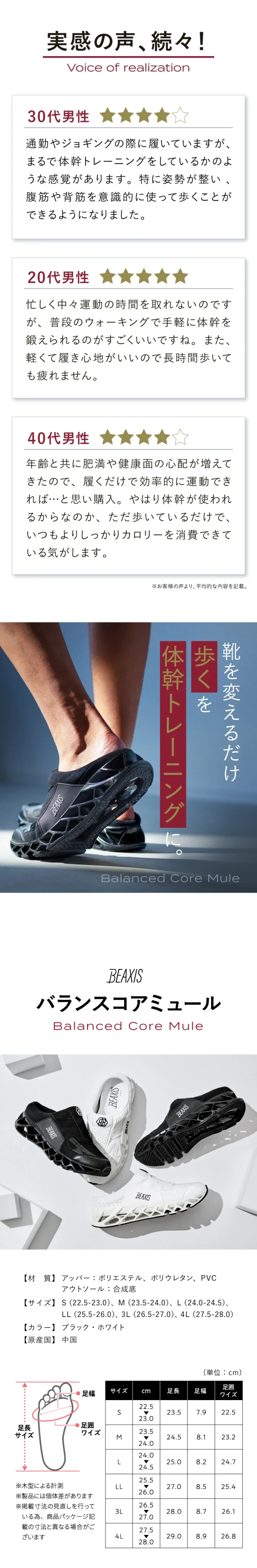 バランスコアミュール　商品詳細