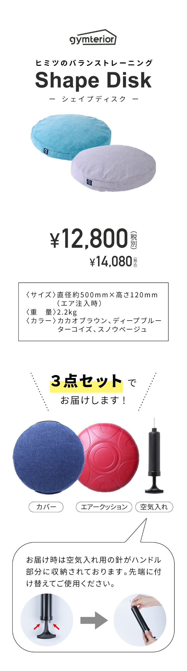 爆買い安い【極美品】【ほぼ未使用】gymterior ジムテリア　シェイプディスク エクササイズグッズ