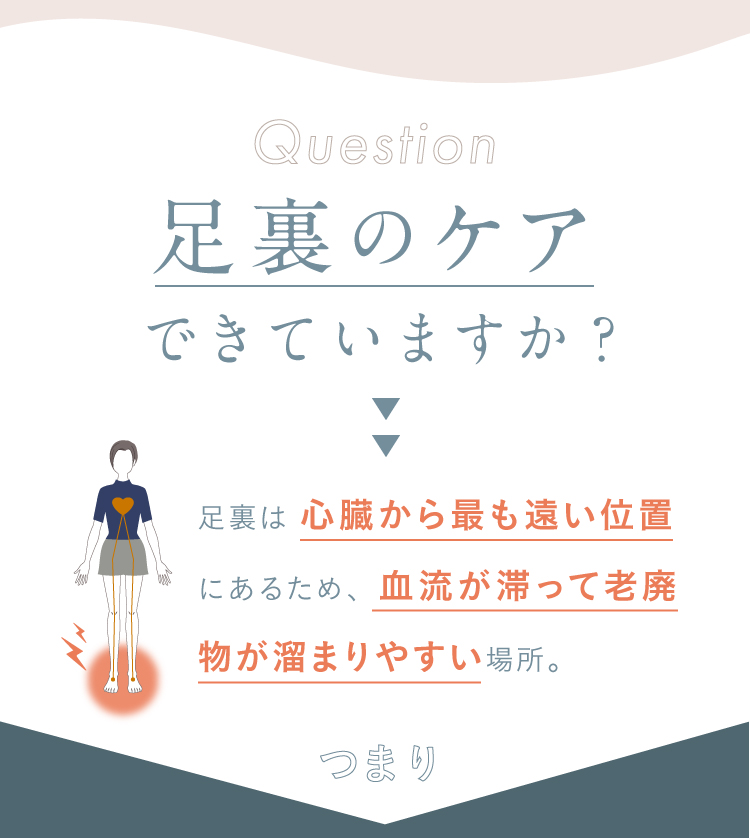 足裏のケアできていますか？