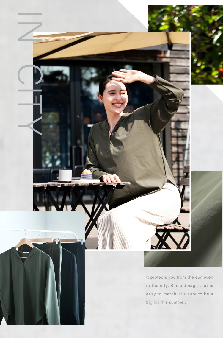 街での着用画像