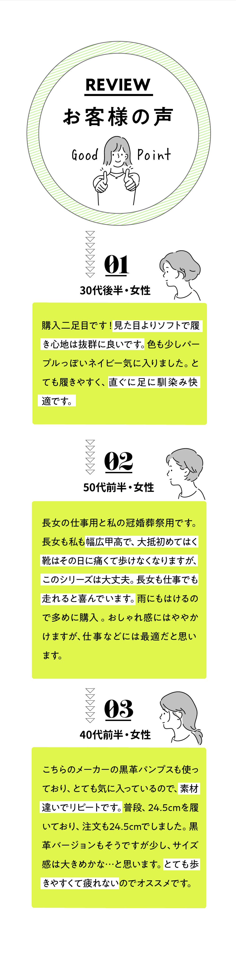 お客様の声