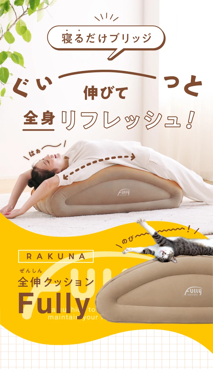 全伸クッションFully RAKUNA(ラクナ) | amepla
