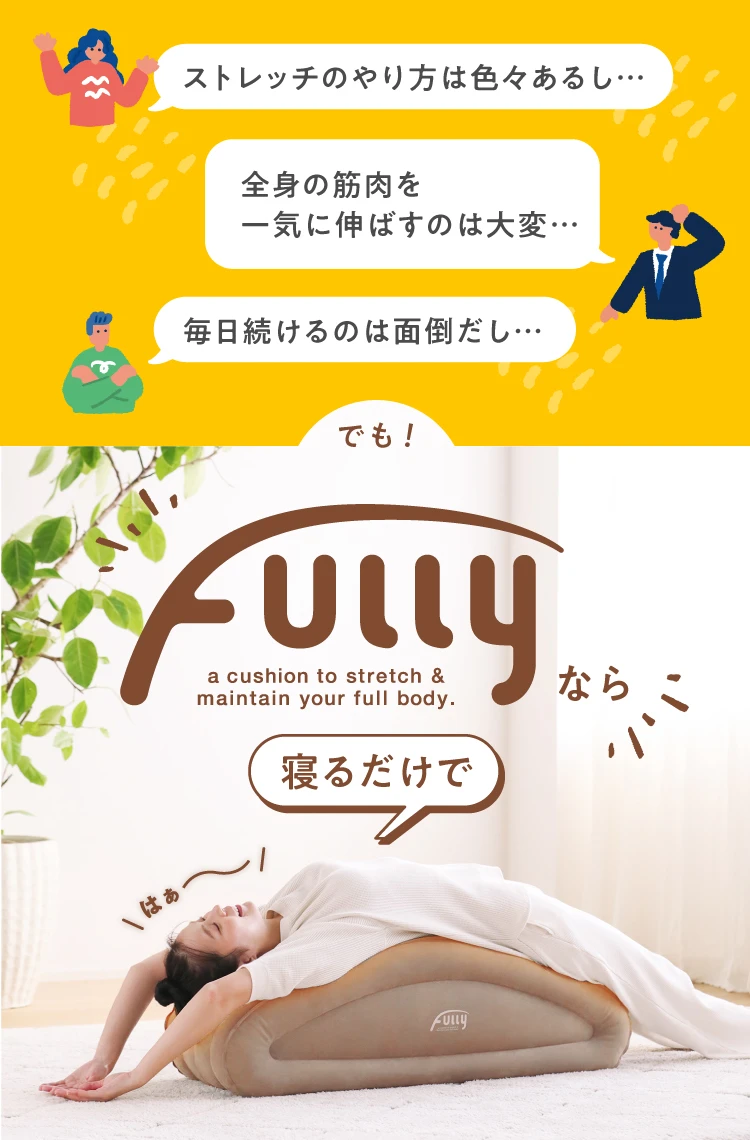 全伸クッションFully RAKUNA(ラクナ) | amepla