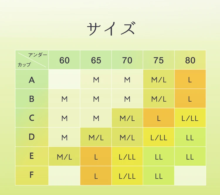 サイズ表