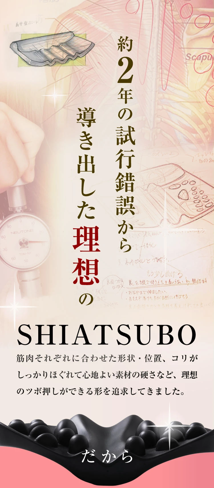 約２年の施行錯誤から導き出した理想のシアツボ