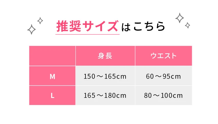推奨サイズはこちら