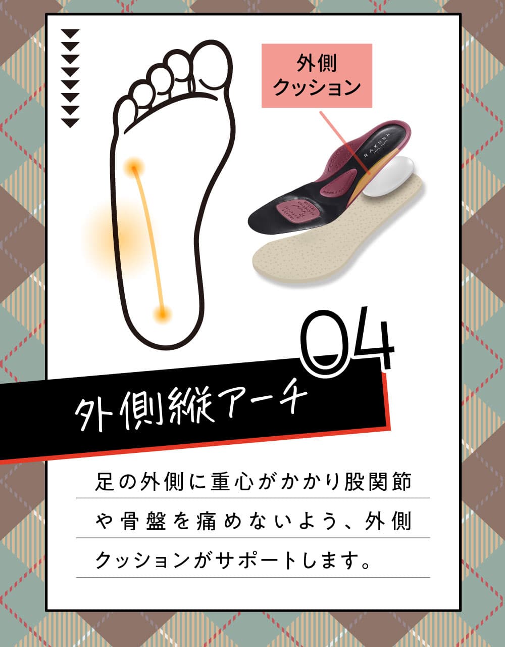 外側縦アーチ