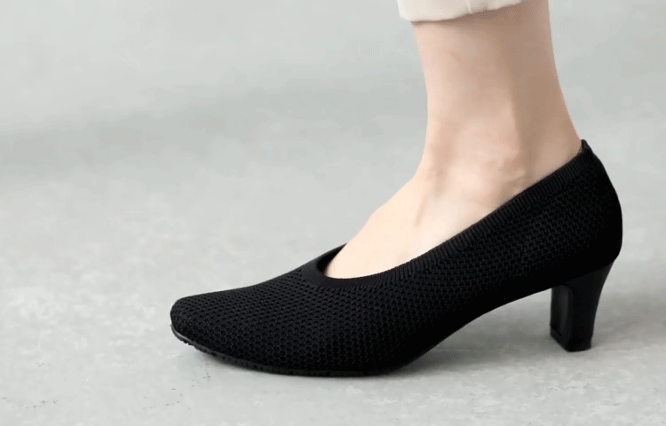 整体ニットパンプス RAKUNA(ラクナ) 5.5cmヒール | amepla