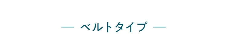 ベルトタイプ　商品詳細