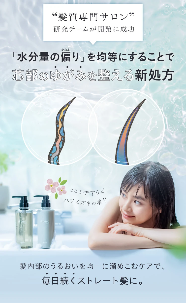 ケアストレートシャンプー+ケアストレートトリートメントセット
