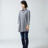 UV&DRYチュニックシャツ(ネイビー) 着用画像 斜め正面