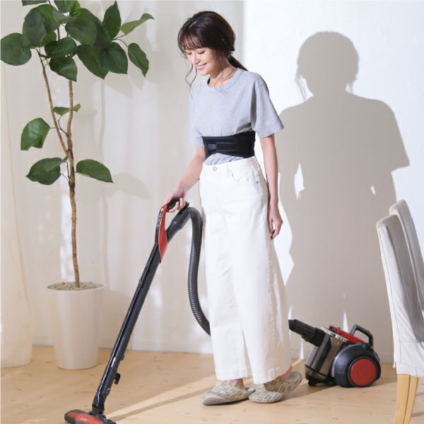 今村式あばラップベルト 着用画像03　日常生活