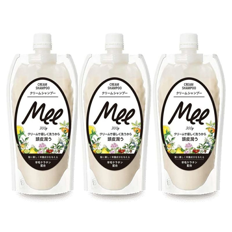 クリームシャンプーmee3本セット Amepla クリームシャンプーmee3本セット Amepla