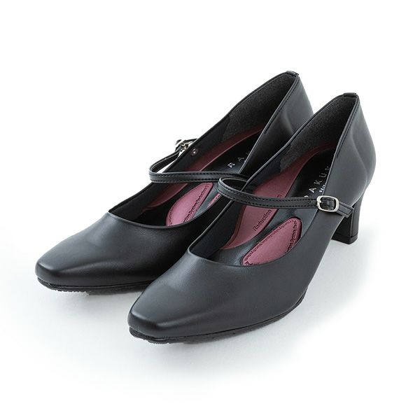 整体パンプス(ストラップ付) 