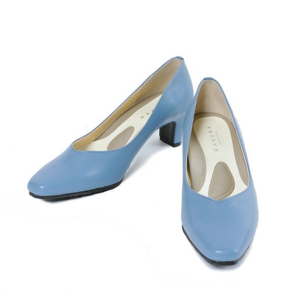 カラー整体パンプス 5cmヒール（ライトブルー）