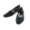 カラー整体パンプス ローヒール(ブラック)