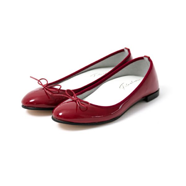 Fit Foot Ballet ラウンドトゥ(レッド)