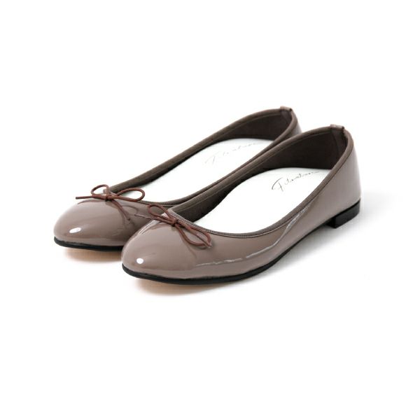 Fit Foot Ballet ラウンドトゥ(グレージュ)