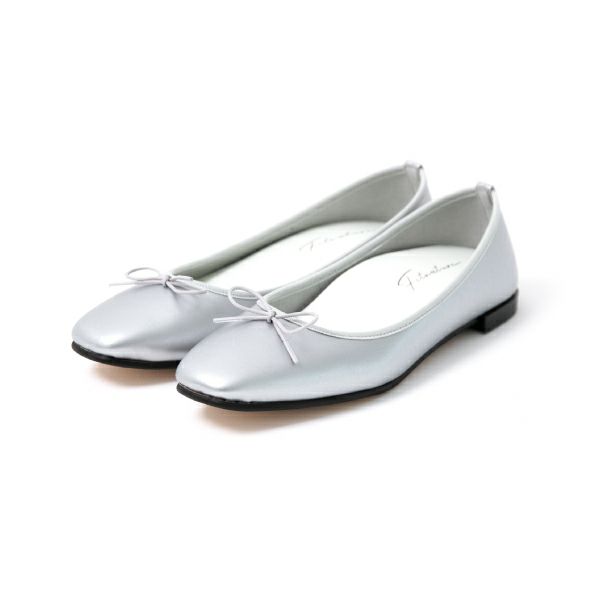 Fit Foot Ballet スクエアトゥ(シルバー)