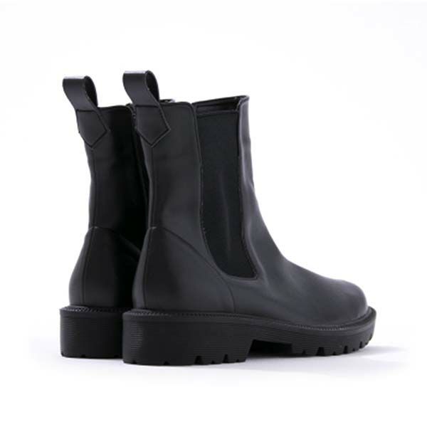 整体サイドゴアブーツ 斜め背面