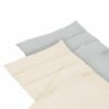 今治睡眠用タオル2（2個セット）クリーム×グレー