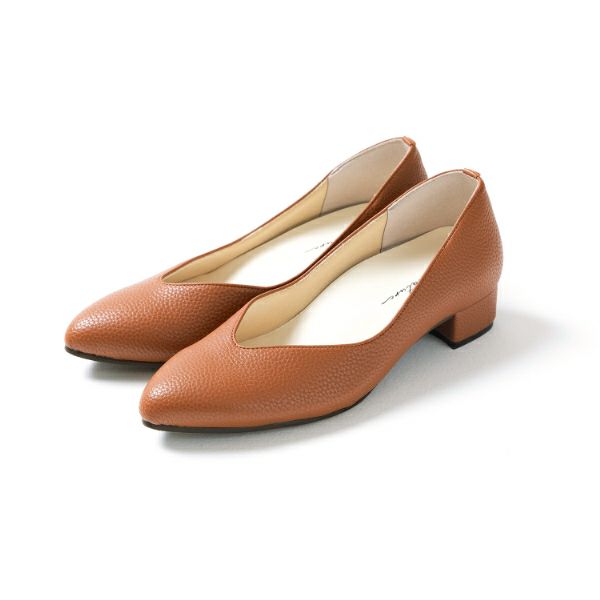 フットケアパンプス（キャメル）