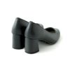 フットケアパンプス 6cmヒール（ブラック)斜め背面