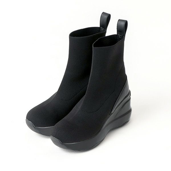 ヒールアップブーツ（ニットタイプ）