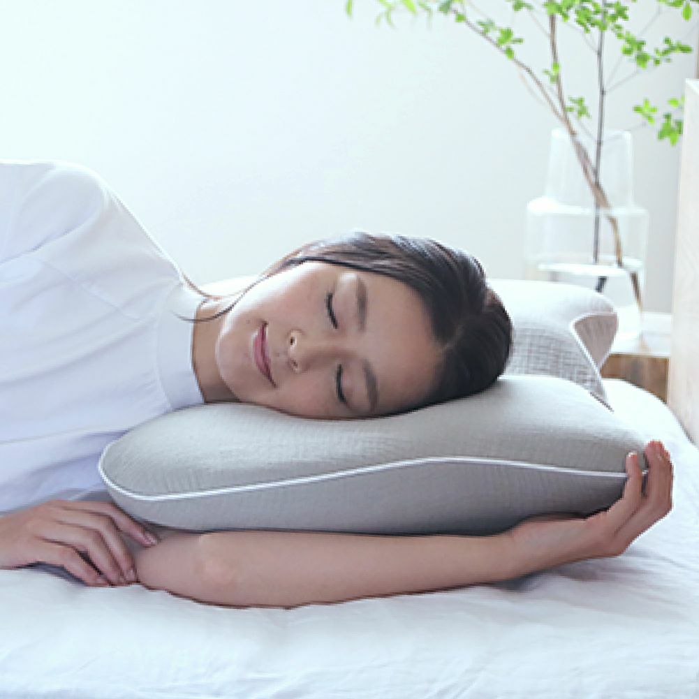 横寝枕 使用イメージ　横寝