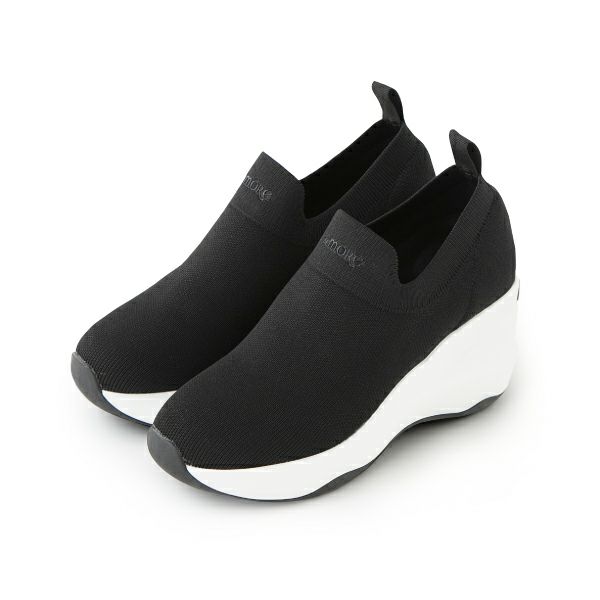 ヒールアップスニーカー (ニット) 