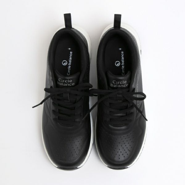 ヨガバランススニーカー（ブラック）上面