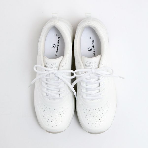 ヨガバランススニーカー（ホワイト）上面