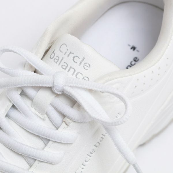 ヨガバランススニーカー（ホワイト） タン・シューレース