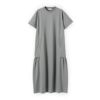  UVブロックギャザーワンピース（グレー）