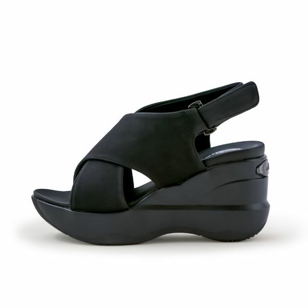 ヒールアップサンダル（クロスタイプ）側面